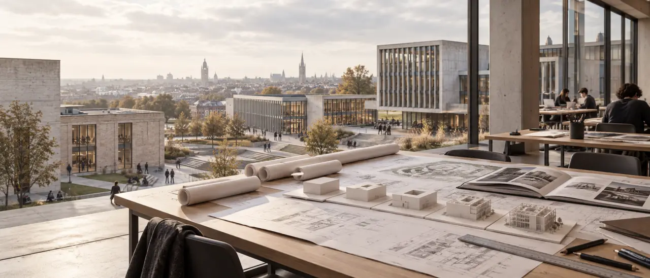 Étudier l’architecture en Belgique : 4 universités, 5 ans de formation et un dossier à anticiper