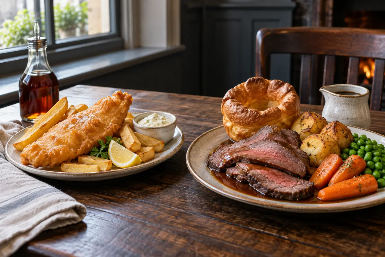 Quel plat traditionnel anglais goûter ? Du fish and chips au rôti du dimanche