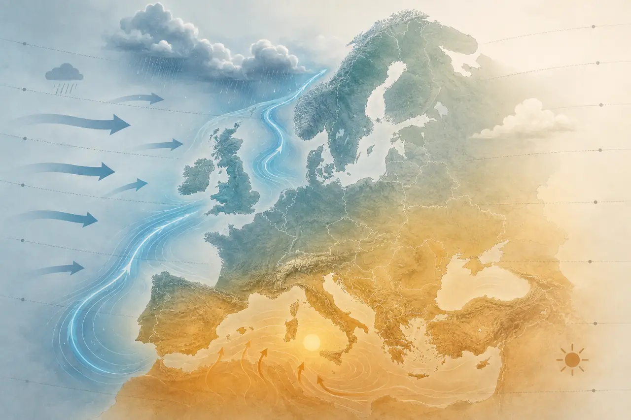 Pourquoi le climat varie-t-il autant entre l’Europe du Nord et du Sud ? Latitude, Atlantique, vents d’ouest