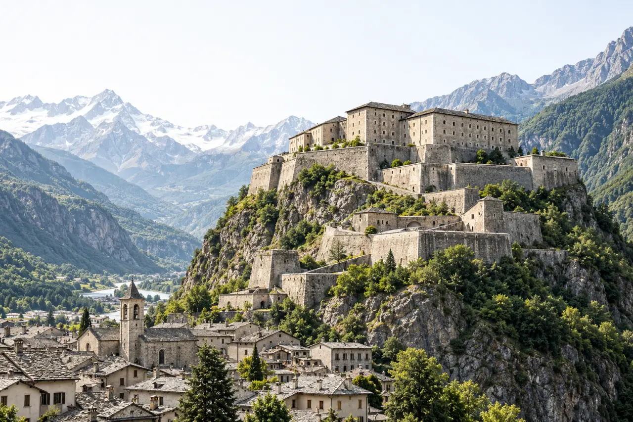Les plus beaux villages de la vallée d'Aoste : Bard et sa forteresse