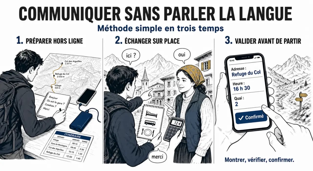 Guide de survie pour communiquer sans parler la langue dans les régions reculées d’Europe : préparation, gestes et outils hors ligne
