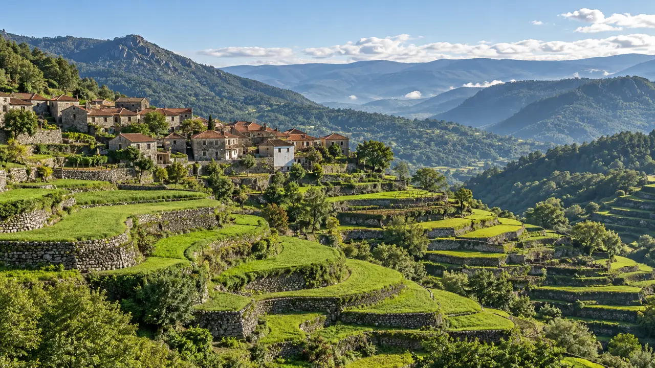 Sistelo et ses terrasses parmi les plus beaux villages du nord du Portugal