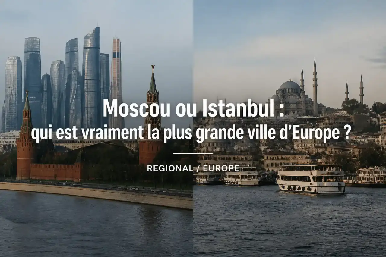 Moscou ou Istanbul : qui est vraiment la plus grande ville d'Europe ?