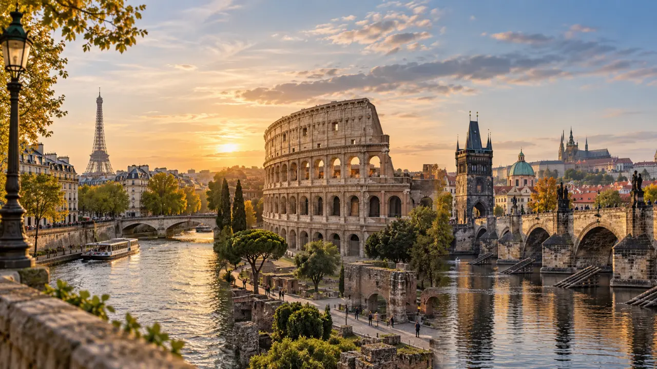 La plus belle capitale d’Europe dépend de votre week-end : Paris, Rome ou Prague ?